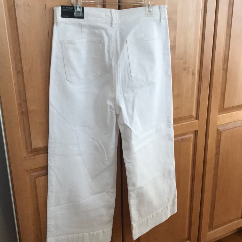 High rise wide leg Ann Taylor jeans